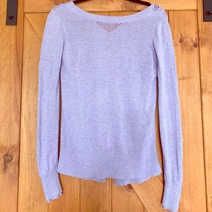 Lavender lululemon open back sweater